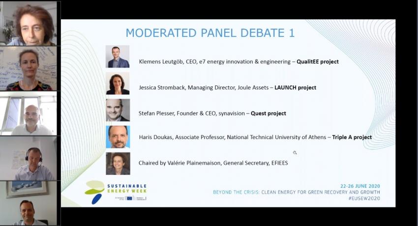 1st moderated panel debate
